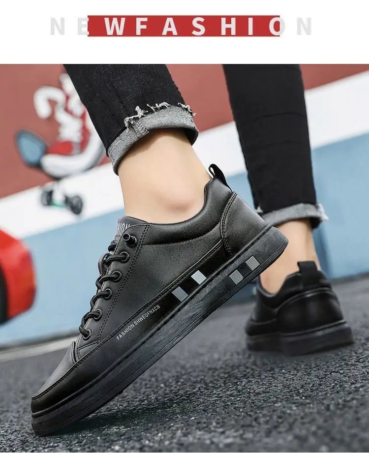 Soft Bottom Elastic Force Men's Sneakers New Breathable Flat Casual Shoes Fashion One Pedal Loafers High End Brand Shoes for Men