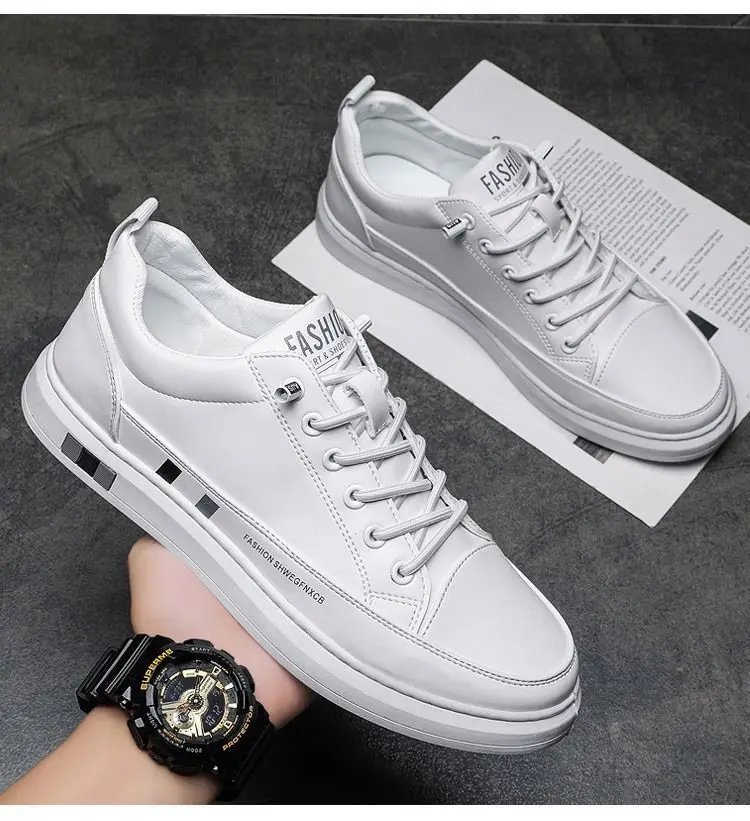 Soft Bottom Elastic Force Men's Sneakers New Breathable Flat Casual Shoes Fashion One Pedal Loafers High End Brand Shoes for Men