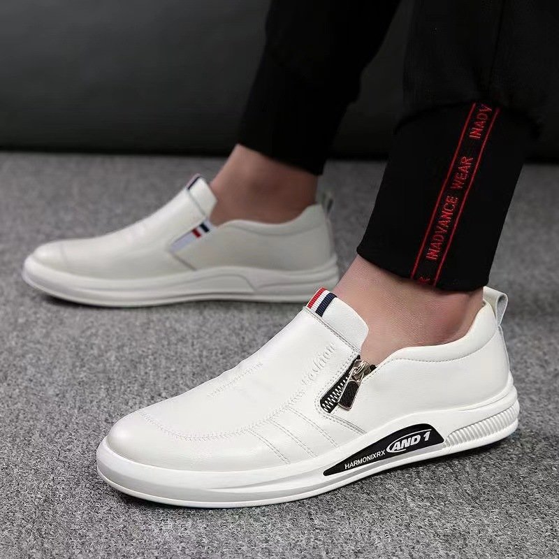 Casual Leather Shoes Men Loafers Trend Brand Business Shoes Autumn Slip on Flat Man Sneakes Comfortable Moccasins Zapatos Hombre Casual Leather Shoes Men Loafers Trend Brand Business Shoes Autumn Slip on Flat Man Sneakes Comfortable Moccasins Zapatos Hombre