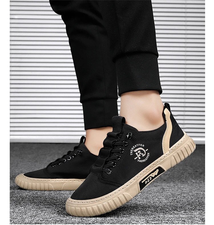 Men Casual Shoes Breathable Ice Silk Canvas Shoes Loafers Sneakers Outdoor Comfort Slip on Flat Vulacnized Shoes Adult Moccasins