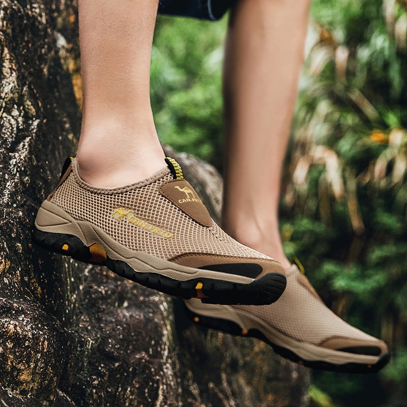 Fashion Summer Shoes Men Casual Shoes Mesh outdoor Breathable Slip-on Flats Men Sneakers Comfortable Water Loafers Zapatillas