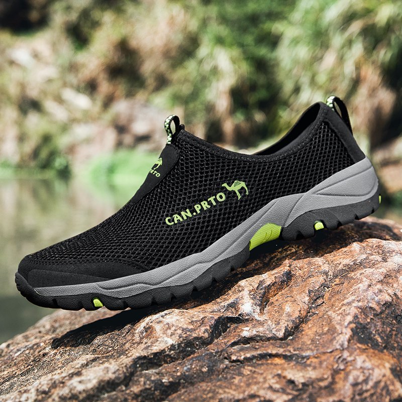 Fashion Summer Shoes Men Casual Shoes Mesh outdoor Breathable Slip-on Flats Men Sneakers Comfortable Water Loafers Zapatillas