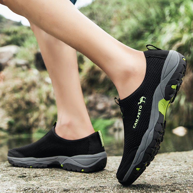 Fashion Summer Shoes Men Casual Shoes Mesh outdoor Breathable Slip-on Flats Men Sneakers Comfortable Water Loafers Zapatillas