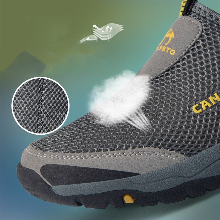 Fashion Summer Shoes Men Casual Shoes Mesh outdoor Breathable Slip-on Flats Men Sneakers Comfortable Water Loafers Zapatillas