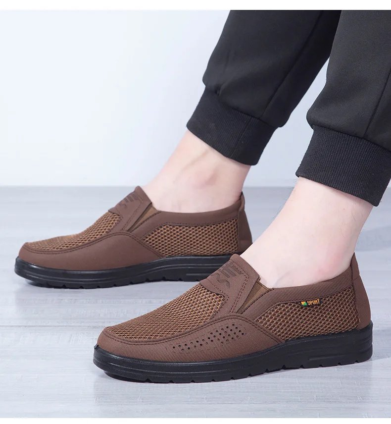 2023 Summer Hot sale Sneakers Men Fashion Casual Walking Shoes  Breathable Mens Loafers Zapatillas Hombre men casual shoes