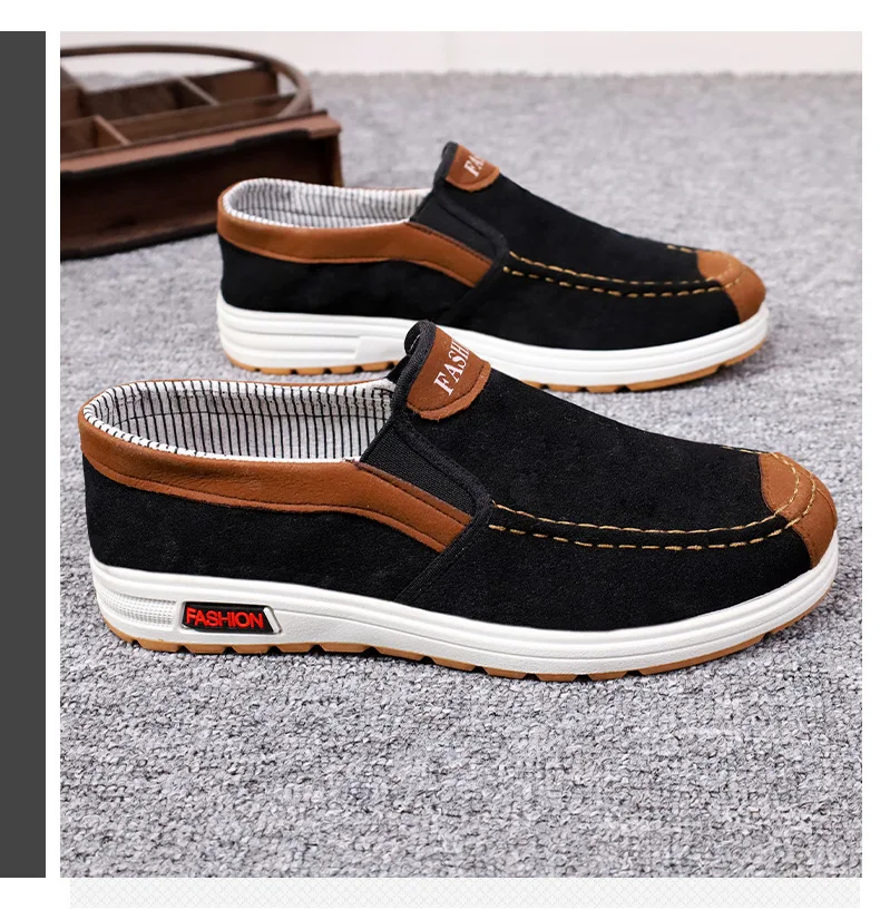 Shoes for Men Plus Size Male Loafers Casual Comfortable Sneakers Slip On leisure Shoes Lightweight Vintage Flats Shoes for Men Plus Size Male Loafers Casual Comfortable Sneakers Slip On leisure Shoes Lightweight Vintage Flats
