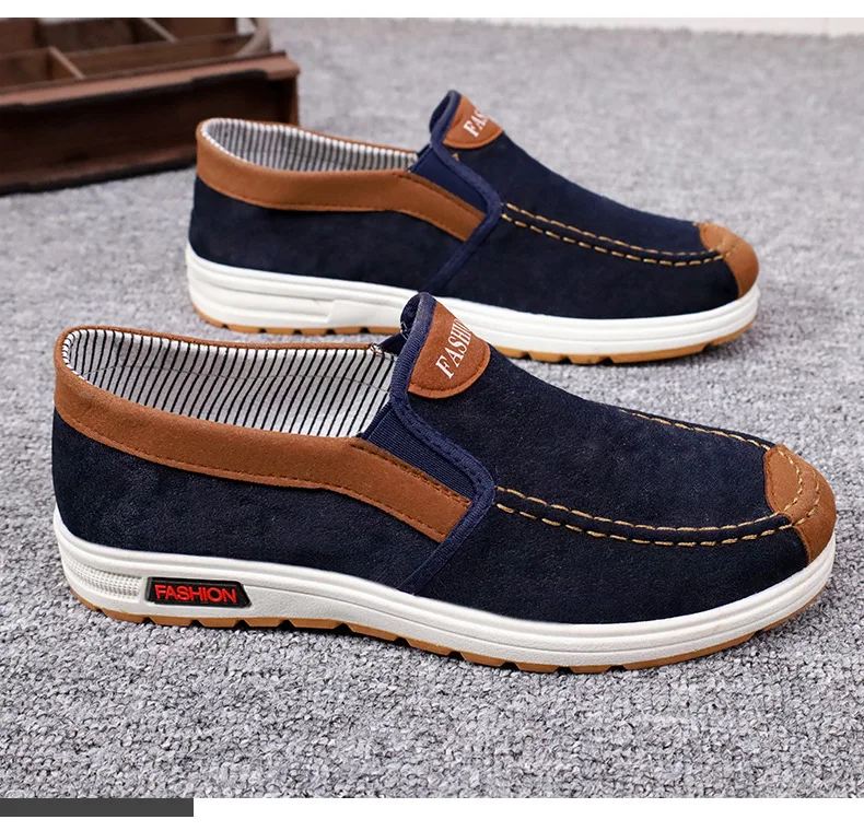 Shoes for Men Plus Size Male Loafers Casual Comfortable Sneakers Slip On leisure Shoes Lightweight Vintage Flats Shoes for Men Plus Size Male Loafers Casual Comfortable Sneakers Slip On leisure Shoes Lightweight Vintage Flats
