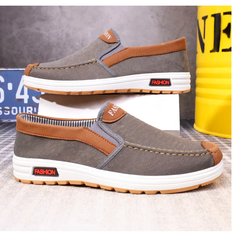 Shoes for Men Plus Size Male Loafers Casual Comfortable Sneakers Slip On leisure Shoes Lightweight Vintage Flats Shoes for Men Plus Size Male Loafers Casual Comfortable Sneakers Slip On leisure Shoes Lightweight Vintage Flats