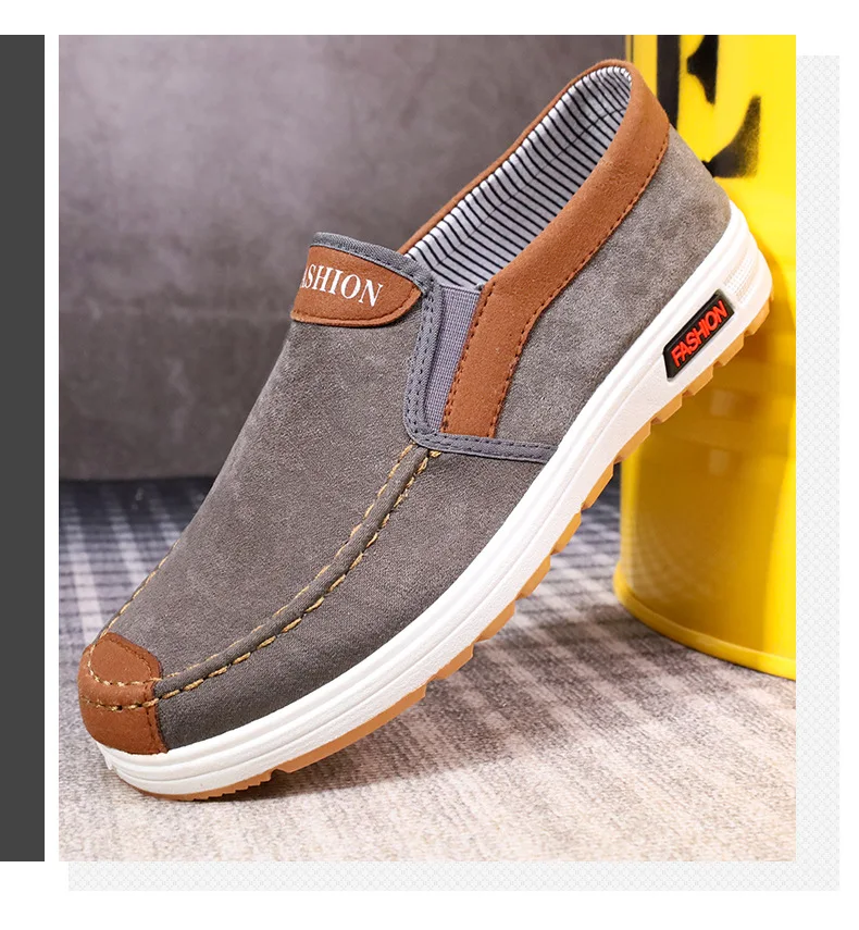 Shoes for Men Plus Size Male Loafers Casual Comfortable Sneakers Slip On leisure Shoes Lightweight Vintage Flats Shoes for Men Plus Size Male Loafers Casual Comfortable Sneakers Slip On leisure Shoes Lightweight Vintage Flats