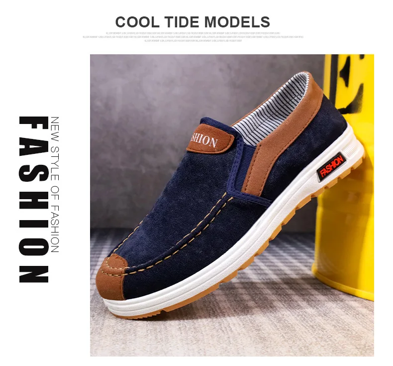 Shoes for Men Plus Size Male Loafers Casual Comfortable Sneakers Slip On leisure Shoes Lightweight Vintage Flats Shoes for Men Plus Size Male Loafers Casual Comfortable Sneakers Slip On leisure Shoes Lightweight Vintage Flats