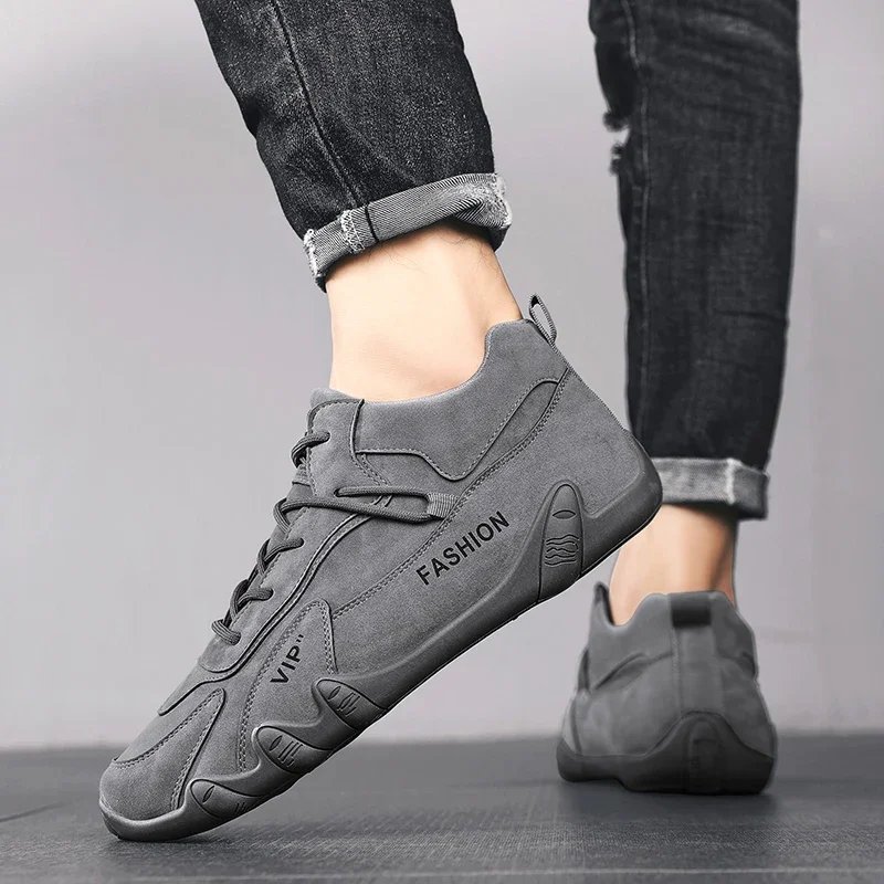 Men Casual Shoes Fashion Ankle Boots Luxury Dress Loafers Shoes Fashion Loafers Lace Up Shoes Men Boots Men Sneakers