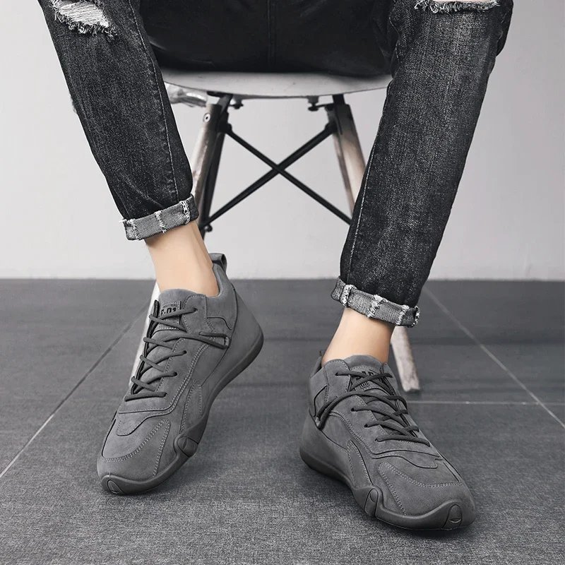 Men Casual Shoes Fashion Ankle Boots Luxury Dress Loafers Shoes Fashion Loafers Lace Up Shoes Men Boots Men Sneakers