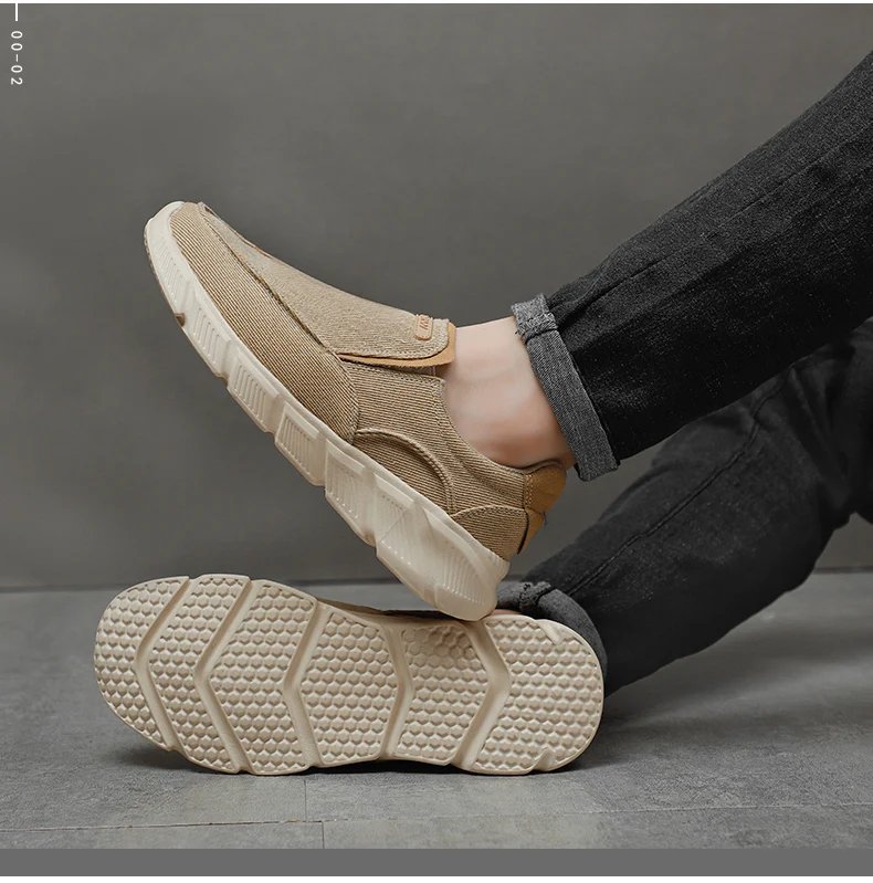 Men Shoes 2022 New Men Casual Shoes Breathable Classic Canvas Slip on Shoes For Men Breathable Walking Sneakers Men Loafers