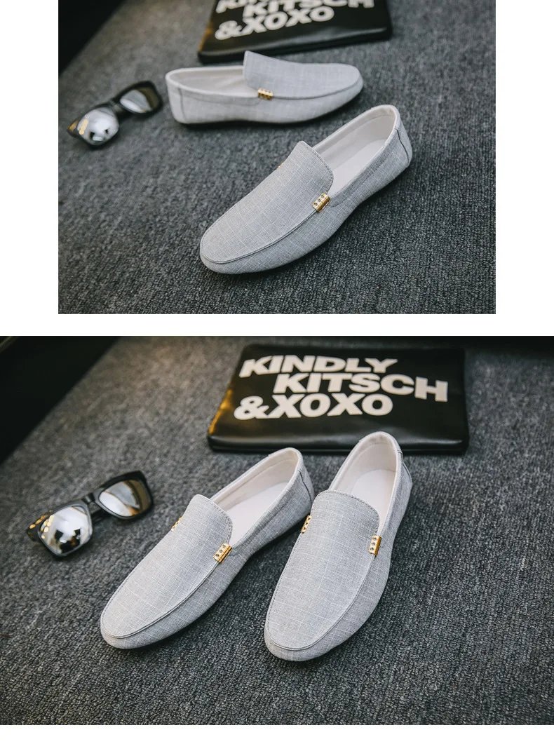 Shoes Men Casual  Comfort Men Shoes Denim Male Shoes Adult Footwear 2023 New Men Loafers Canvas Shoes Men Sneakers Driving Shoes