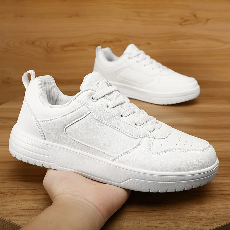 White Sneakers for Men Lightweight Breathable Sports Casual Running Shoes for Teenagers Versatile Small Skateboard Shoes Women White Sneakers for Men Lightweight Breathable Sports Casual Running Shoes for Teenagers Versatile Small Skateboard Shoes Women