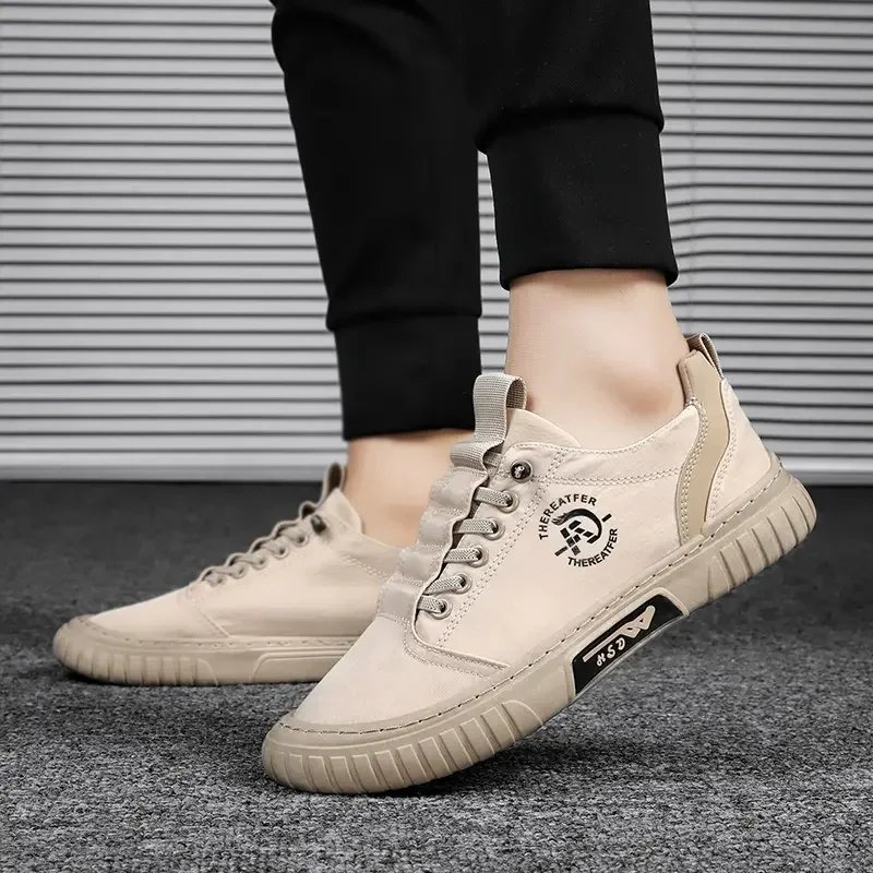 Men Casual Shoes Breathable Black Sneakers Fashion Driving Walking Tennis Shoes for Male Skate Flats Zapatillas Hombre