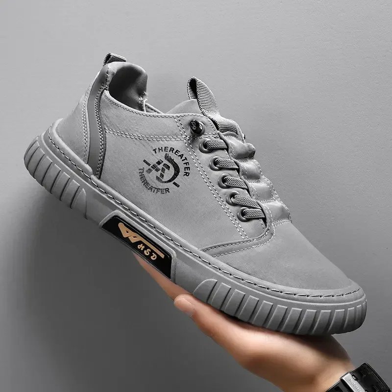 Men Casual Shoes Breathable Black Sneakers Fashion Driving Walking Tennis Shoes for Male Skate Flats Zapatillas Hombre