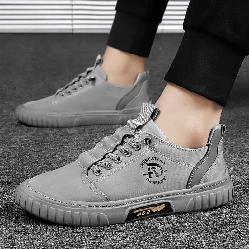 Men Casual Shoes Breathable Black Sneakers Fashion Driving Walking Tennis Shoes for Male Skate Flats Zapatillas Hombre