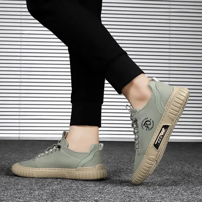 Men Casual Shoes Breathable Black Sneakers Fashion Driving Walking Tennis Shoes for Male Skate Flats Zapatillas Hombre