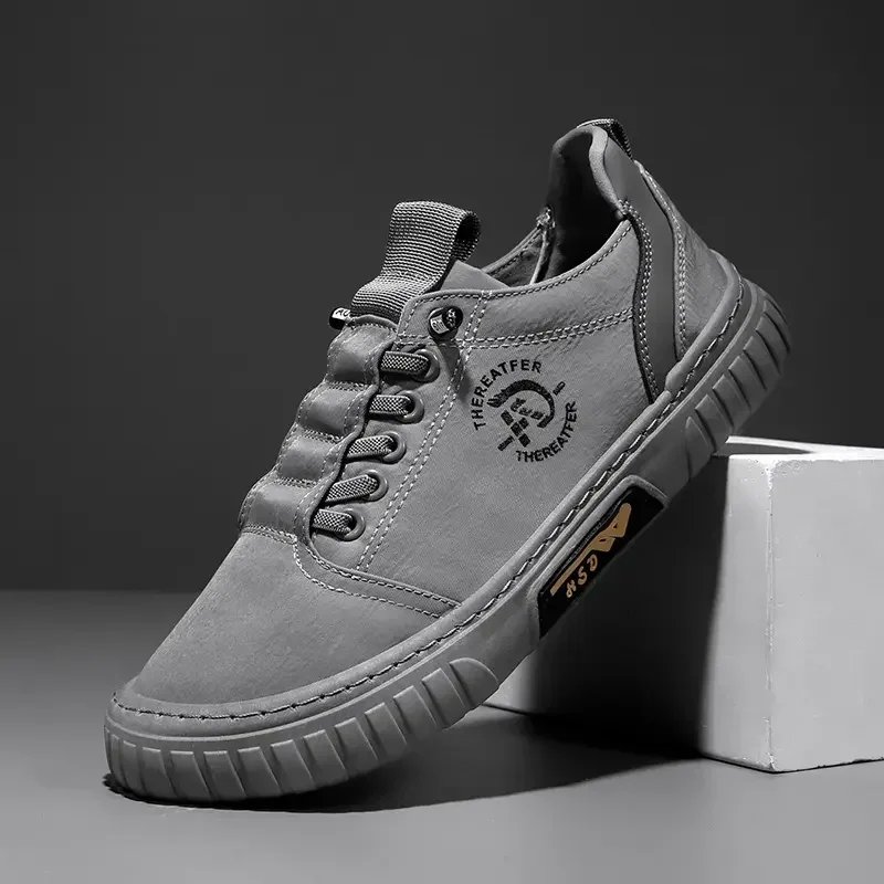 Men Casual Shoes Breathable Black Sneakers Fashion Driving Walking Tennis Shoes for Male Skate Flats Zapatillas Hombre