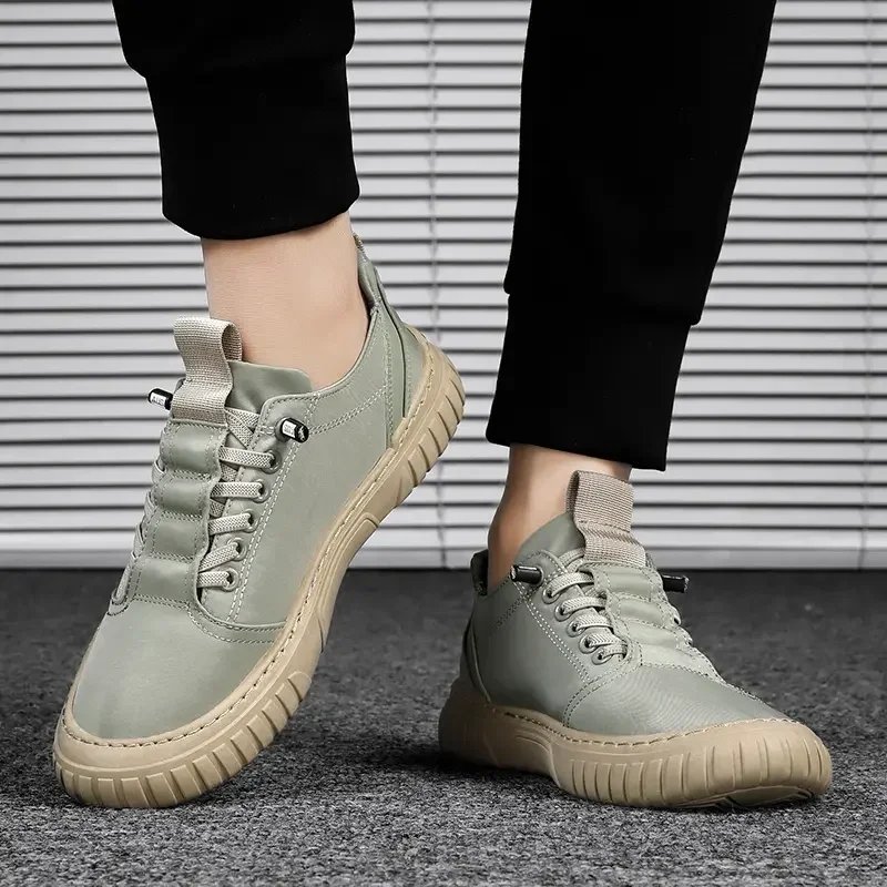 Men Casual Shoes Breathable Black Sneakers Fashion Driving Walking Tennis Shoes for Male Skate Flats Zapatillas Hombre