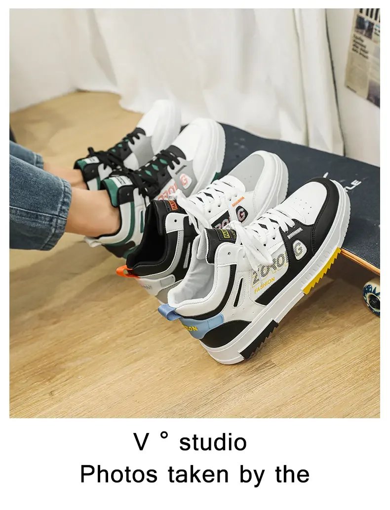 Youth High Top Sneakers For Men New Fashion Brand Good Quality Casual Men's Shoes Comfortable Non-slip Man Flat Skateboard Shoes