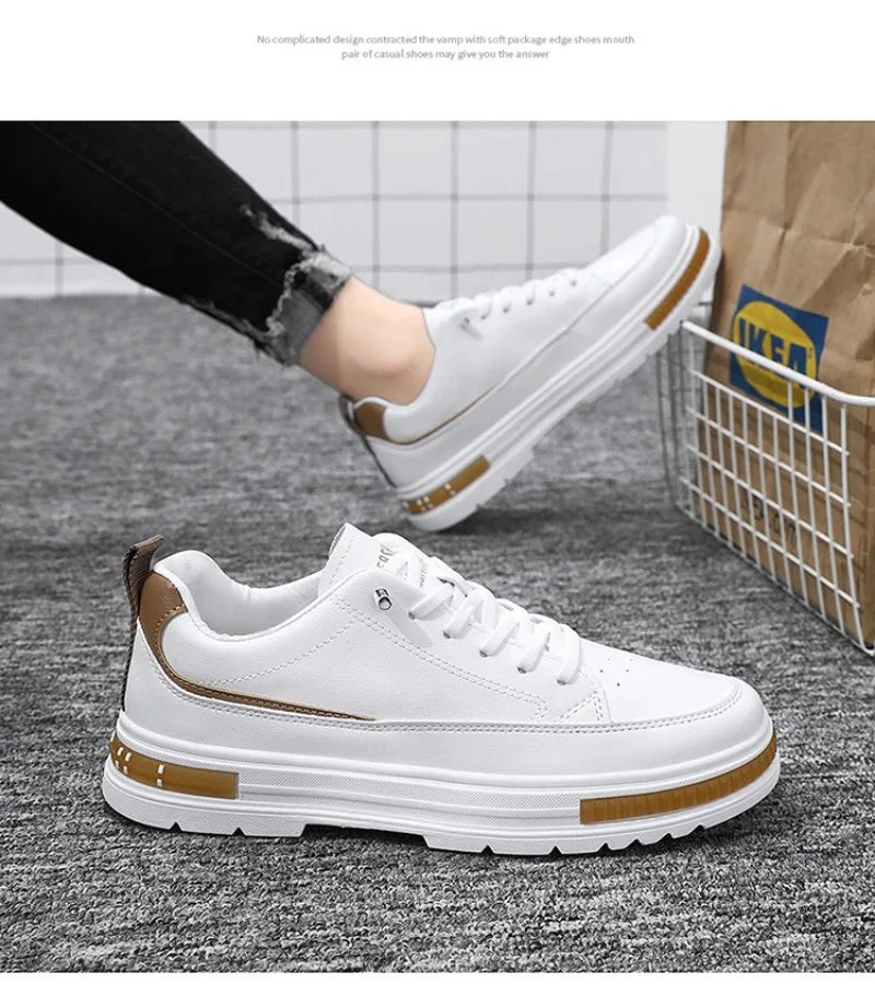 2024 Fashion Casual Shoes Men's Anti Slip Sneakers Breathable Comfort Skateboard Shoes For Men Vulcanize Shoes Zapatillas Hombre