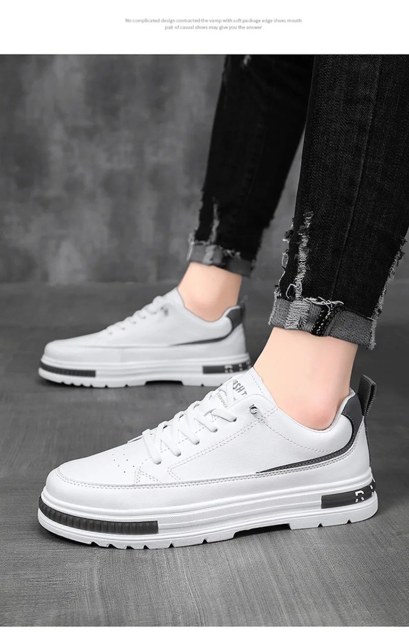 2024 Fashion Casual Shoes Men's Anti Slip Sneakers Breathable Comfort Skateboard Shoes For Men Vulcanize Shoes Zapatillas Hombre