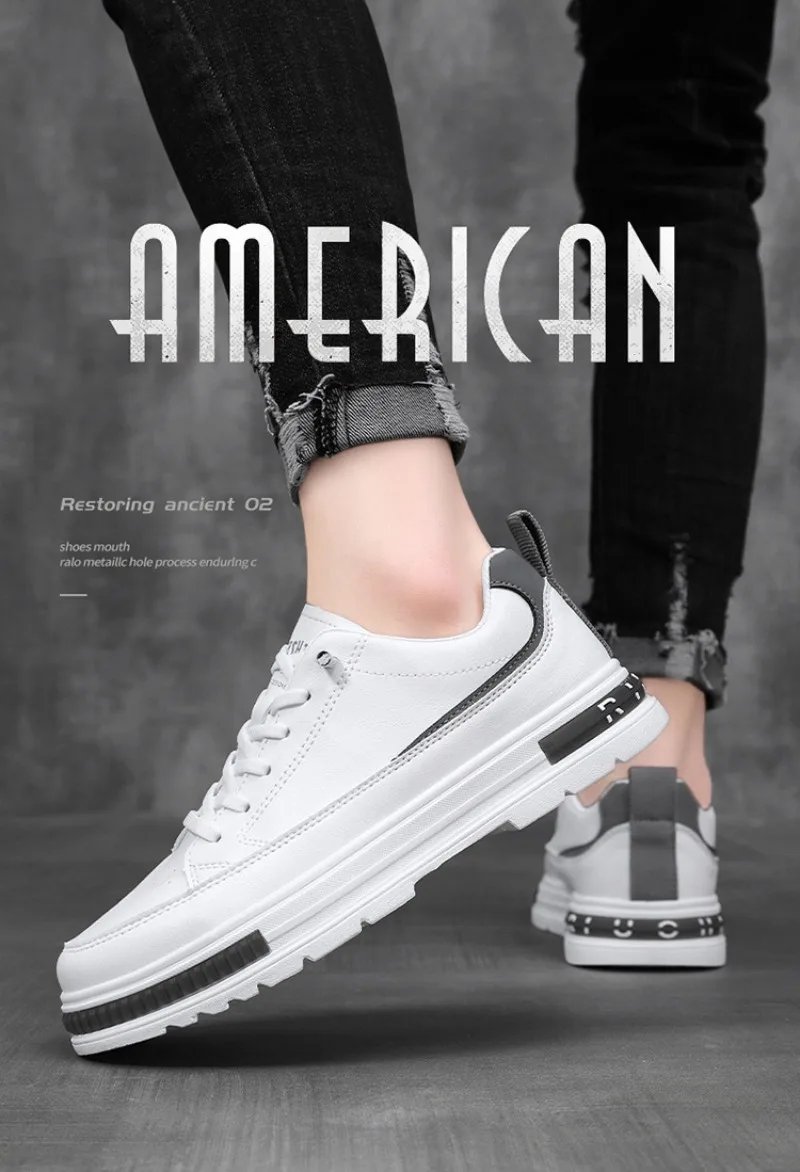 2024 Fashion Casual Shoes Men's Anti Slip Sneakers Breathable Comfort Skateboard Shoes For Men Vulcanize Shoes Zapatillas Hombre