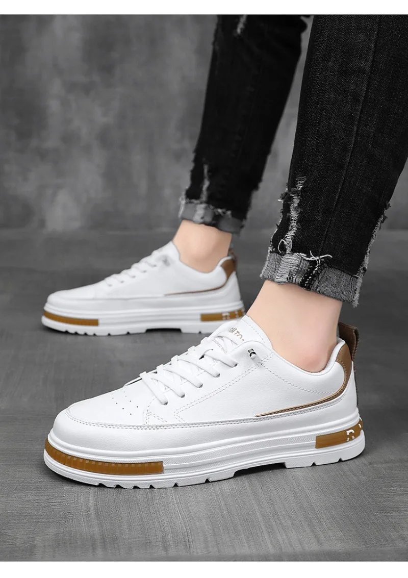 2024 Fashion Casual Shoes Men's Anti Slip Sneakers Breathable Comfort Skateboard Shoes For Men Vulcanize Shoes Zapatillas Hombre