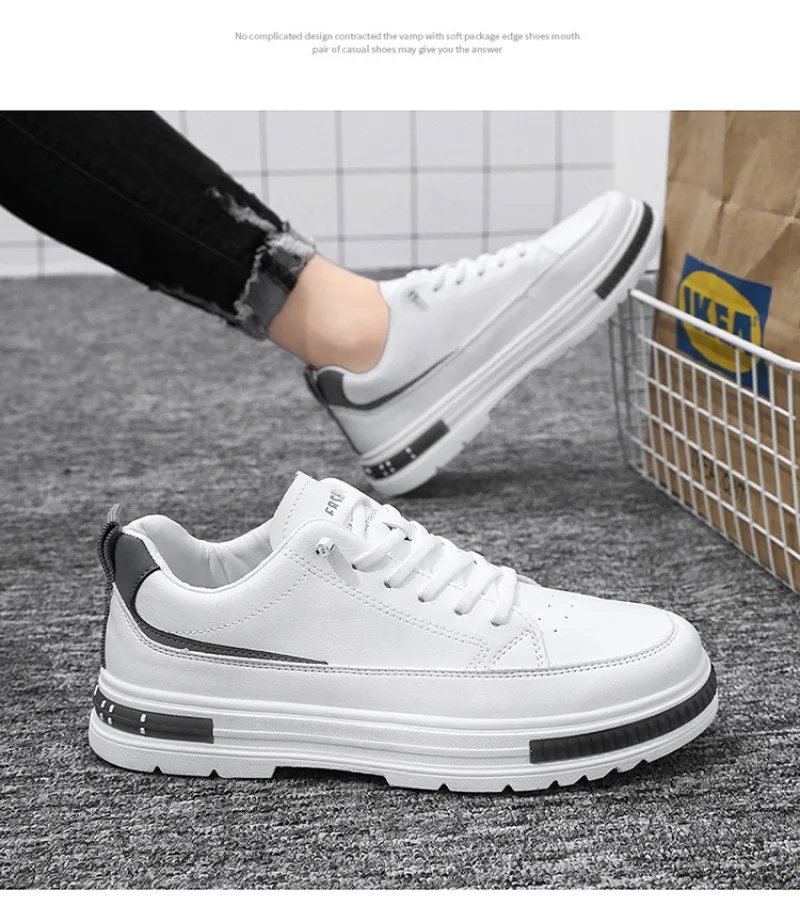 2024 Fashion Casual Shoes Men's Anti Slip Sneakers Breathable Comfort Skateboard Shoes For Men Vulcanize Shoes Zapatillas Hombre