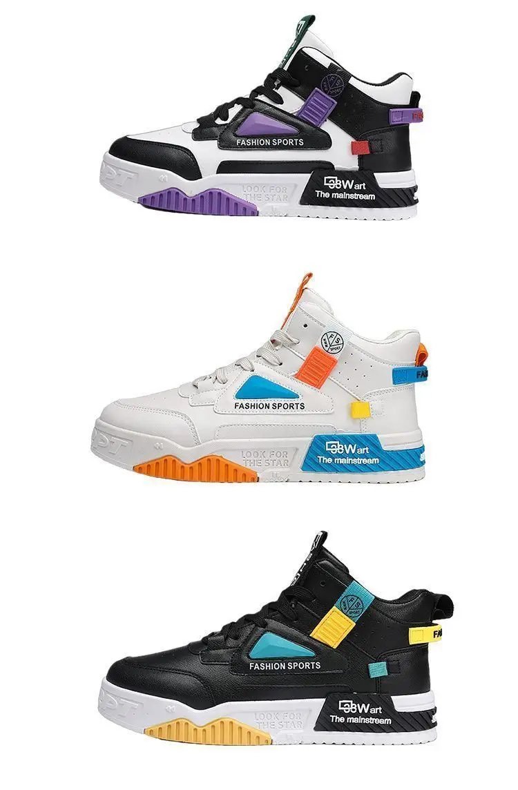 Fashion Men's Skateboard Shoes Outdoor Hip Hop Skate Shoes Man Street Platform Casual Sneakers For Men zapatillas de hombre