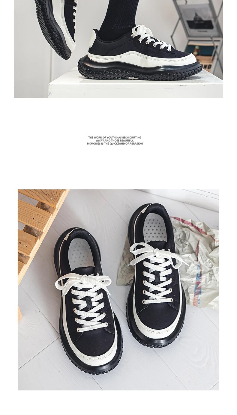 2024 Men Canvas Shoes Casual Shoes Street Fashion Youth Flat Skate Shoes Sneakers Loafers New Summer Breathable Comfortable Wild