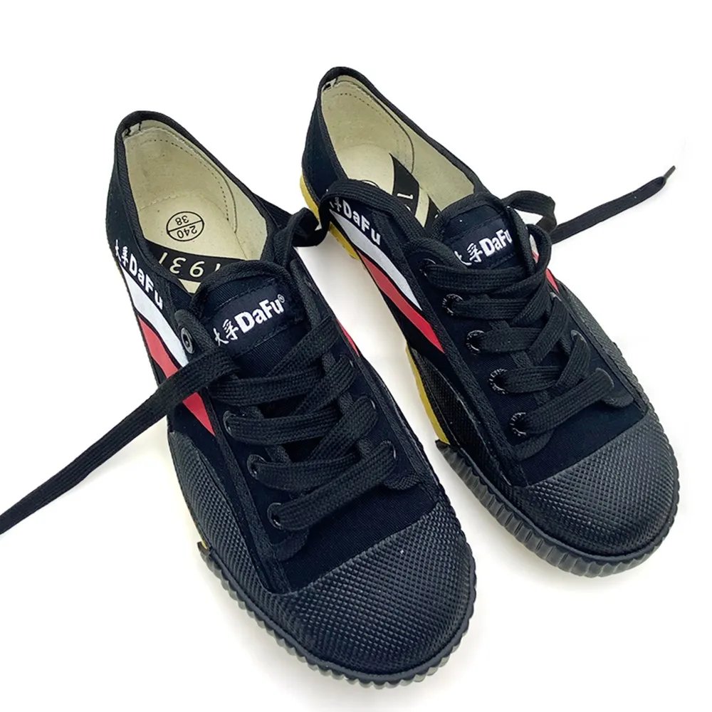 DaFu Original Parkour Shoes Kungfu Sneakers Martial Arts Shaolin Taichi Taekwondo Wushu Soft Comfortable Men Women