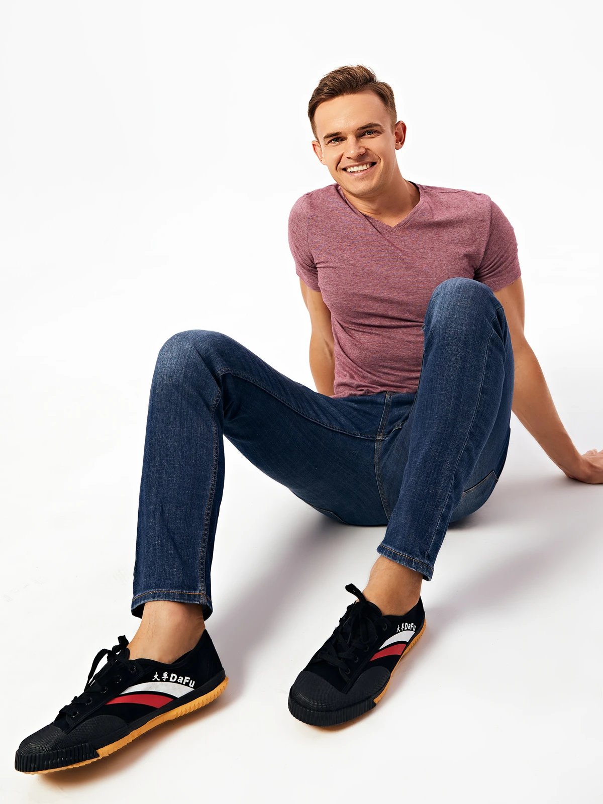 DaFu Original Parkour Shoes Kungfu Sneakers Martial Arts Shaolin Taichi Taekwondo Wushu Soft Comfortable Men Women