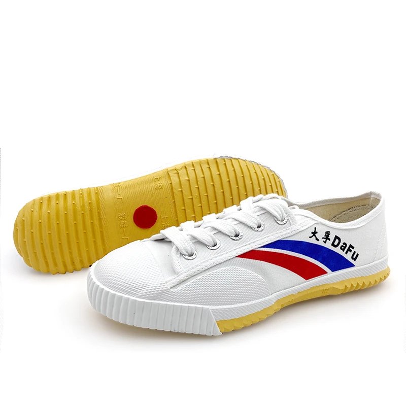 DaFu Original Parkour Shoes Kungfu Sneakers Martial Arts Shaolin Taichi Taekwondo Wushu Soft Comfortable Men Women