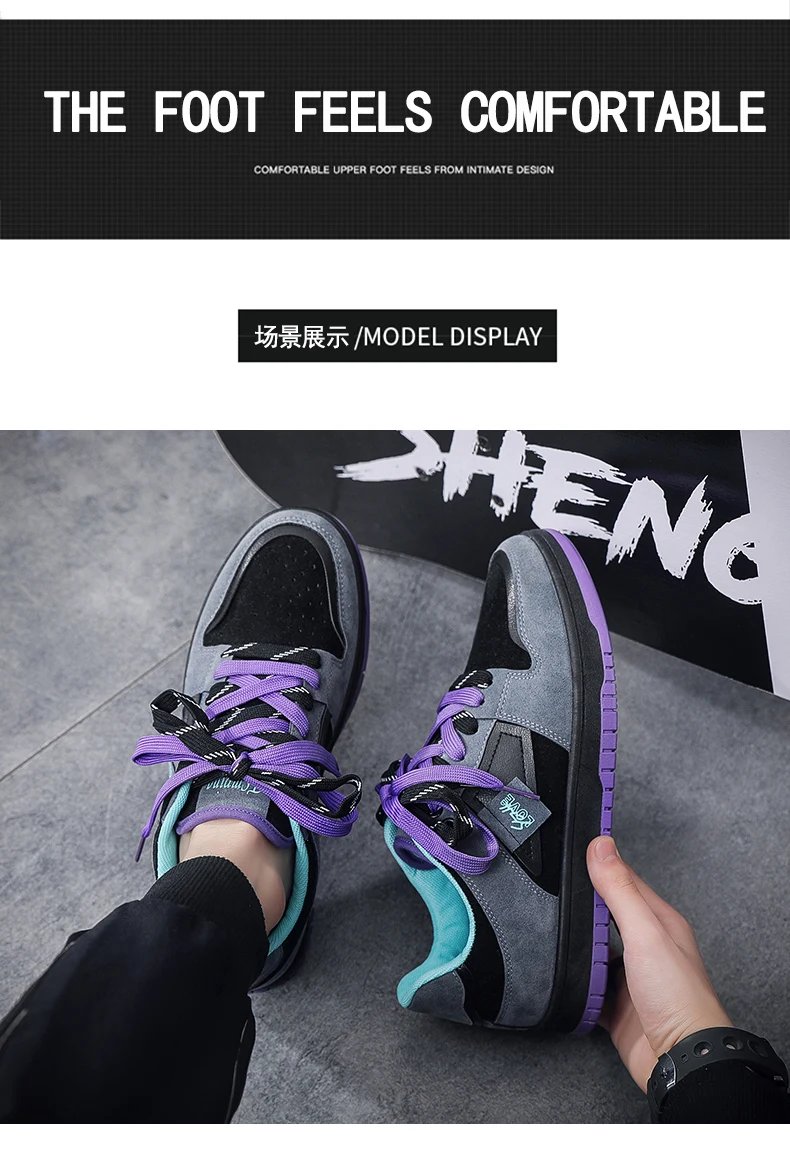 Men Skateboarding Sneakers Dunk Shoes Male Casual Walking Shoes Flats Fashion Canvas Sneakers Verse Male Men Skateboarding Sneakers Dunk Shoes Male Casual Walking Shoes Flats Fashion Canvas Sneakers Verse Male