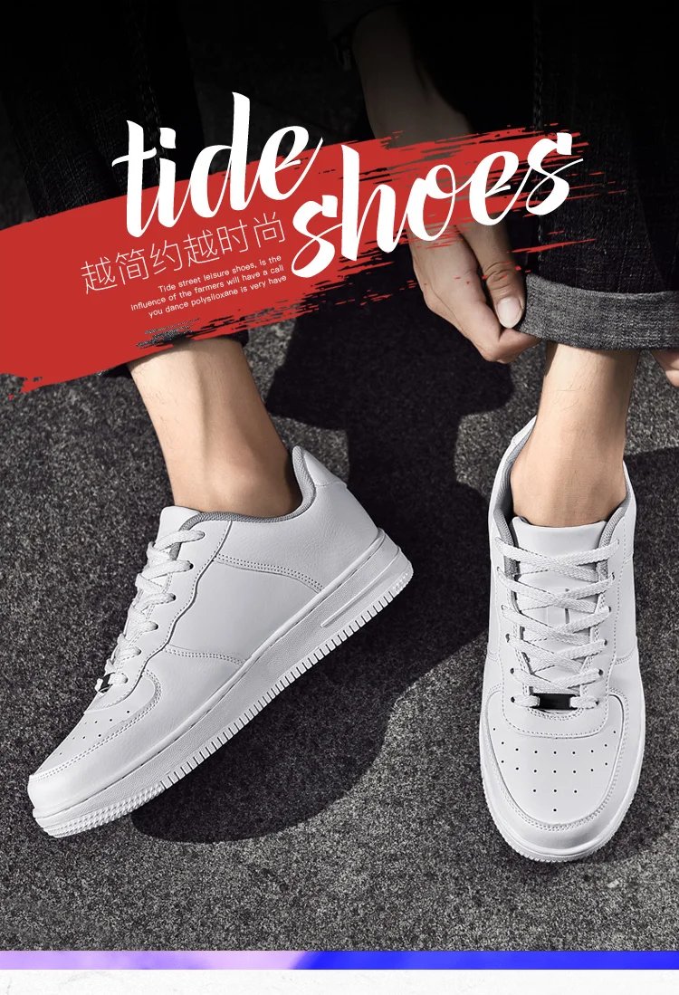 Men Classic White Board Shoes Black Low Top Sports Shoes Lace up Flat Bottom Youth Skateboard Shoes Women Casual  Sneakers