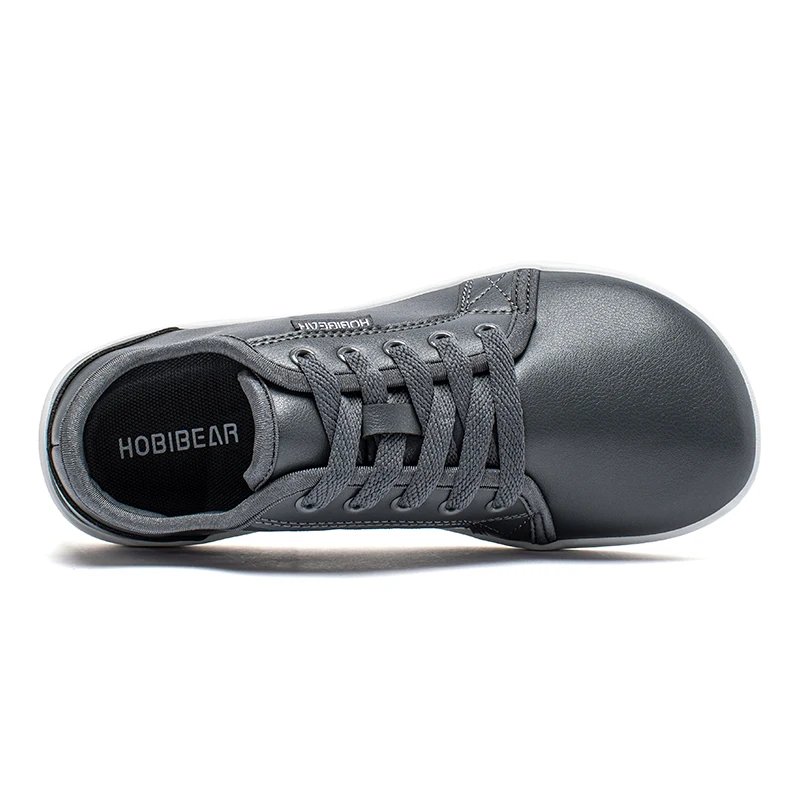 Minimalist Shoes for Men Wide Toe Barefoot Zero Drop Shoes Casual Leather Fashion Sneakers Lightweight Walking Shoes