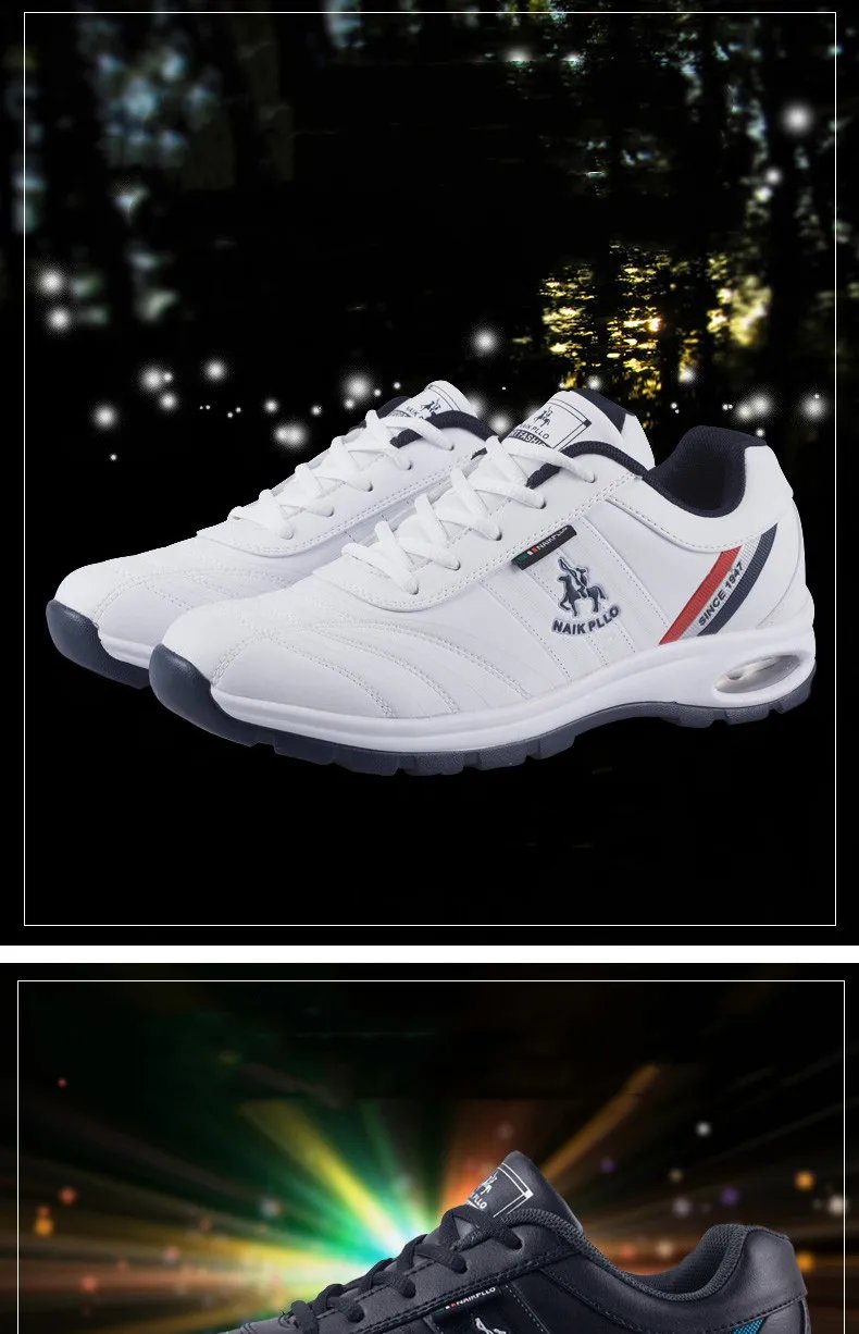 New Men Shoes Outdoor Leather Casual Sneakers Men Fashion Sports Large Size Shoes For Men кроссовки мужские zapatillas hombre