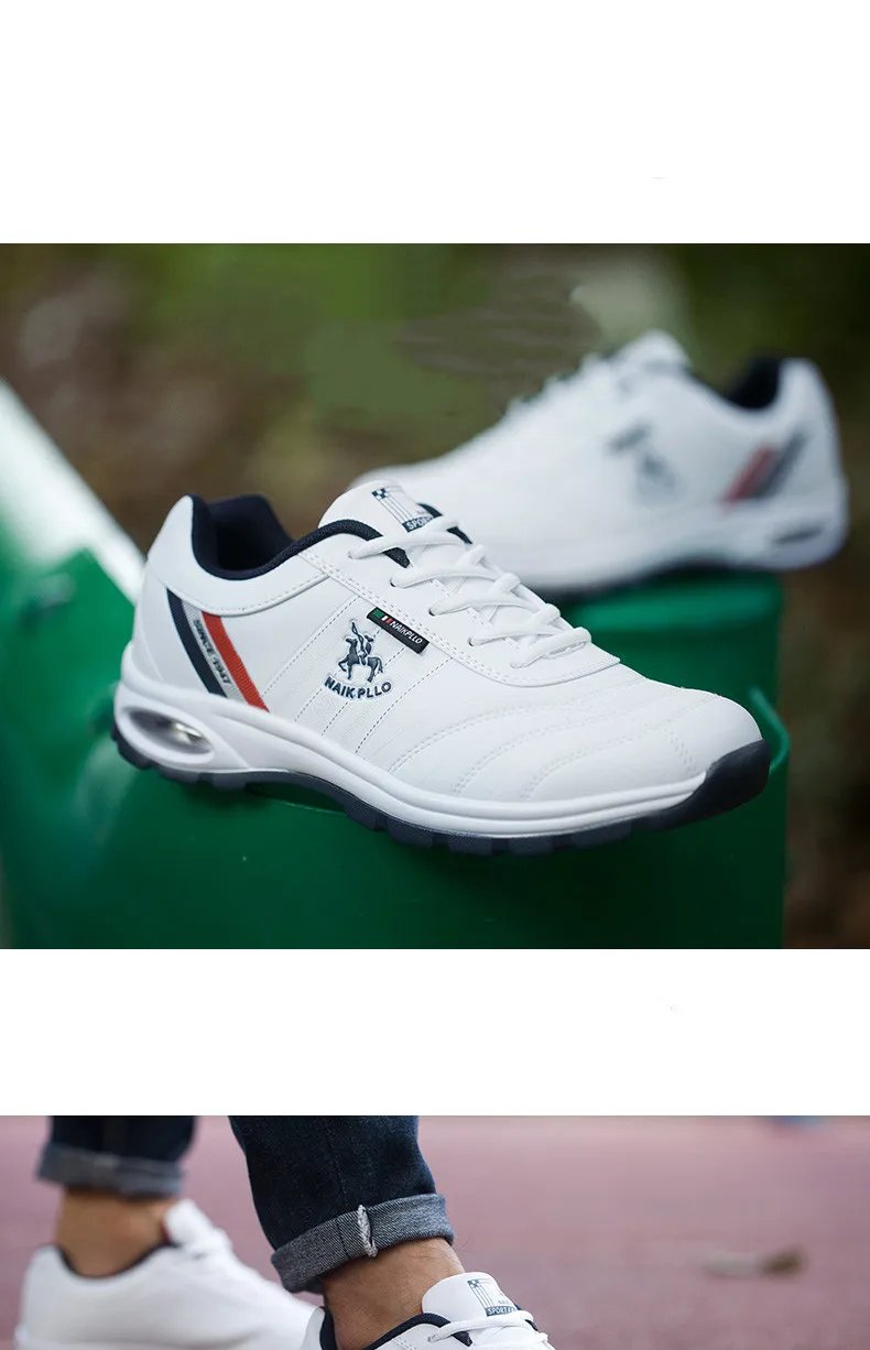 New Men Shoes Outdoor Leather Casual Sneakers Men Fashion Sports Large Size Shoes For Men кроссовки мужские zapatillas hombre