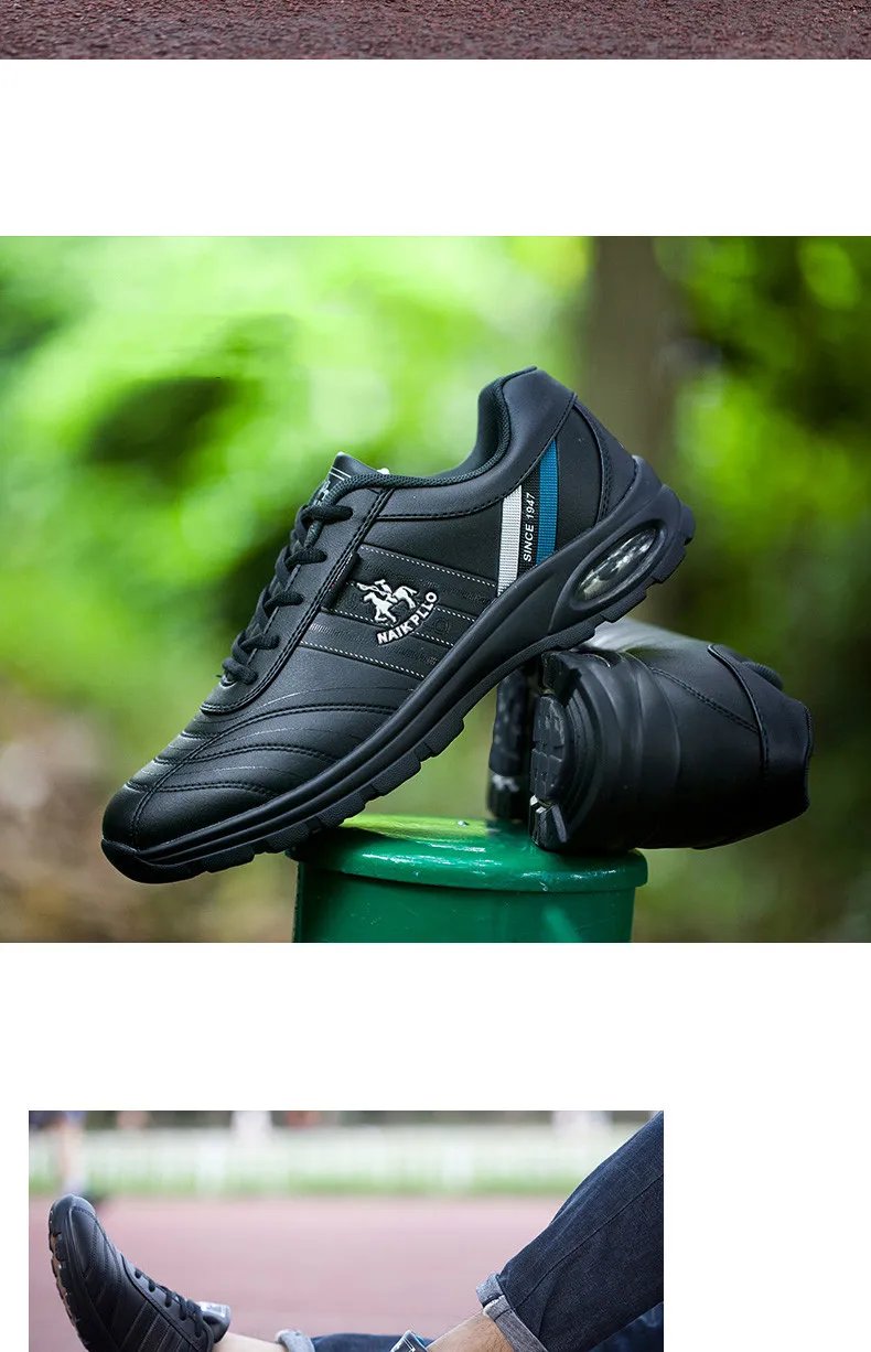 New Men Shoes Outdoor Leather Casual Sneakers Men Fashion Sports Large Size Shoes For Men кроссовки мужские zapatillas hombre