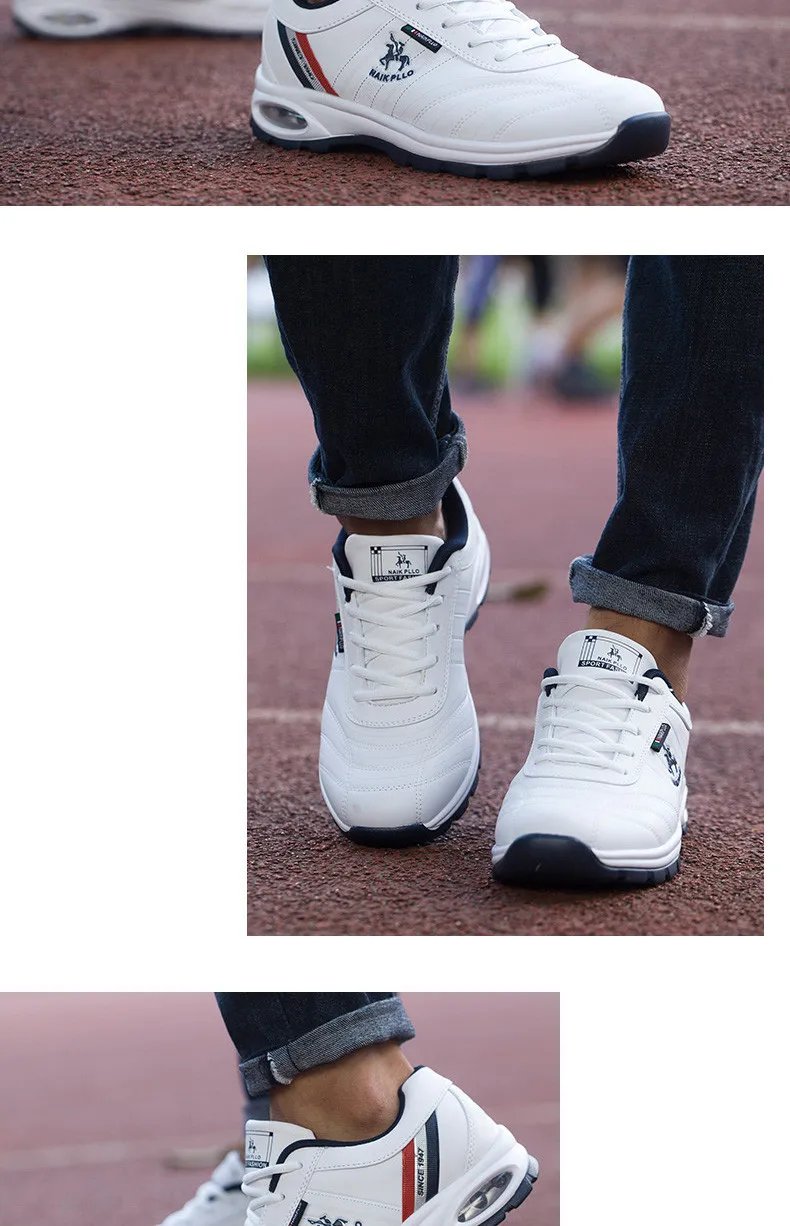 New Men Shoes Outdoor Leather Casual Sneakers Men Fashion Sports Large Size Shoes For Men кроссовки мужские zapatillas hombre