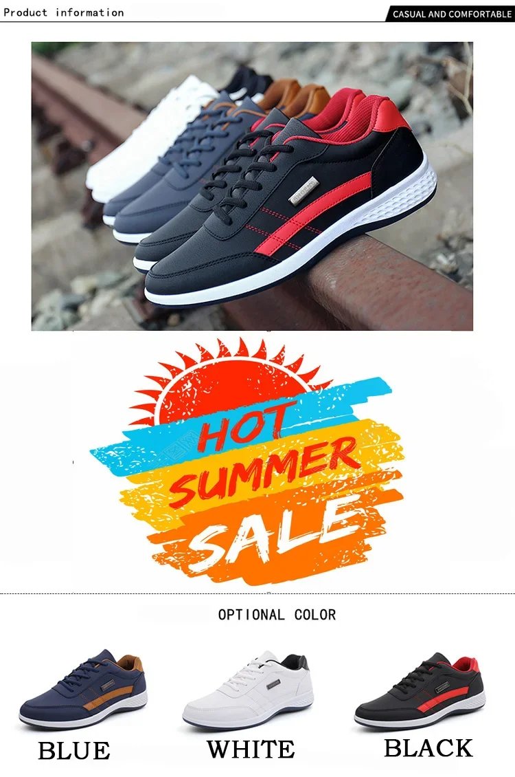 Leather Men's Shoes Luxury Brand England Trend Casual Shoes Men Sneakers Breathable Leisure Male Footwear Chaussure Homme