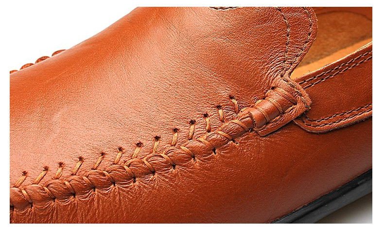 Genuine Leather Men Shoes Casual Luxury Brand Formal Mens Loafers Moccasins Italian Breathable Slip on Male Boat Shoes Plus Size