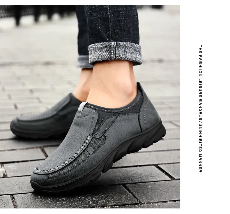 Men Casual Shoes Loafers Sneakers 2023 New Fashion Handmade Retro Leisure Loafers Shoes Zapatos Casuales Hombres Men Shoes
