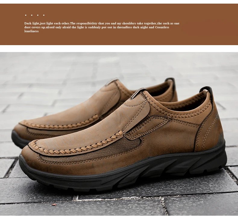Men Casual Shoes Loafers Sneakers 2023 New Fashion Handmade Retro Leisure Loafers Shoes Zapatos Casuales Hombres Men Shoes