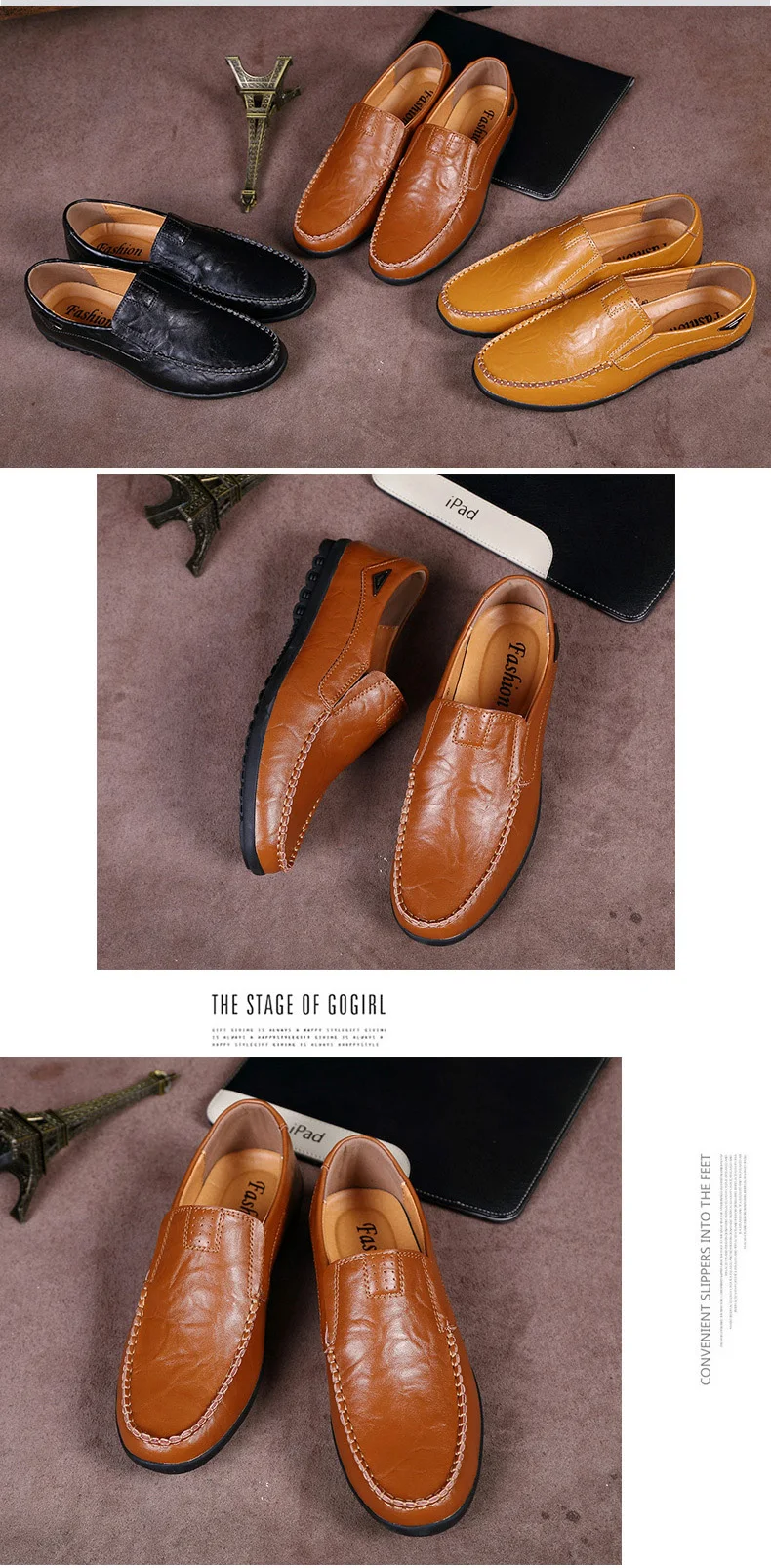 Genuine Leather Men Casual Shoes Luxury Brand 2023 Mens Loafers Moccasins Breathable Slip on Black Driving Shoes Plus Size 37-47 Genuine Leather Men Casual Shoes Luxury Brand 2023 Mens Loafers Moccasins Breathable Slip on Black Driving Shoes Plus Size 37-47
