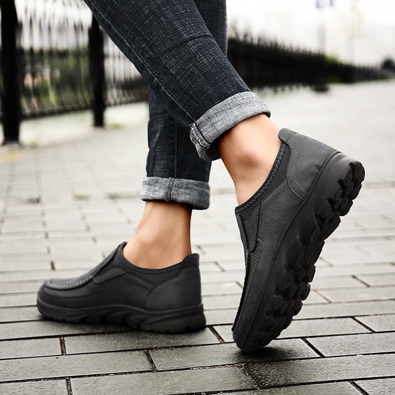 Leather Men Casual Shoes Zapatos Brand Men Loafers Moccasins Breathable Slip on Driving Shoes Plus Size 39-48 Drop Shipping