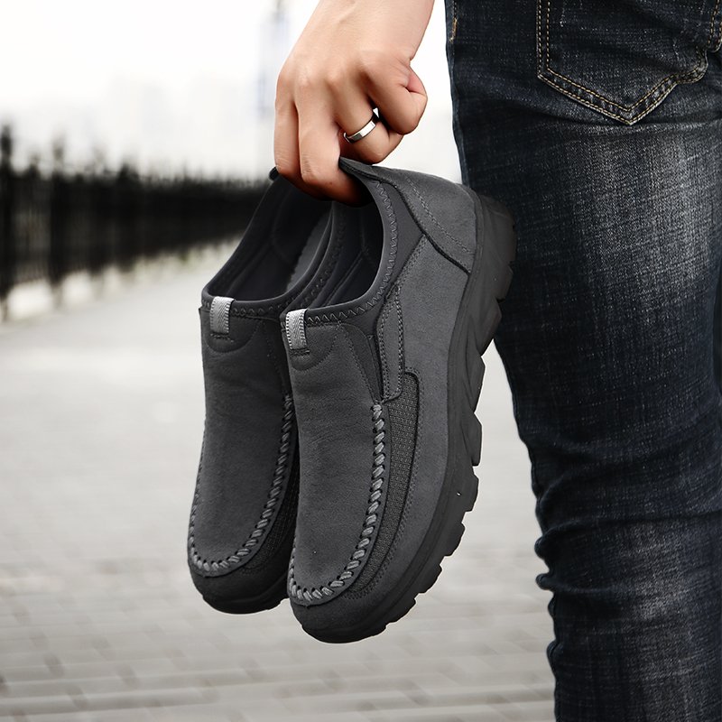Leather Men Casual Shoes Zapatos Brand Men Loafers Moccasins Breathable Slip on Driving Shoes Plus Size 39-48 Drop Shipping
